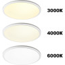 Светильник накладной NOVOTECH OVER 359211 NT23 327 IP43 LED 48W 170-265V 4320Лм 3000-6000К диммируемый с датчиком движения,пульт ДУ в комплекте белый NV-359211